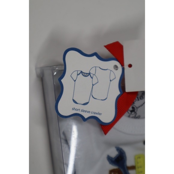 Mud Pie Baby Boy Onesie and Sock Set -‎ Toolbag - 0-6M - Picture 4 of 4